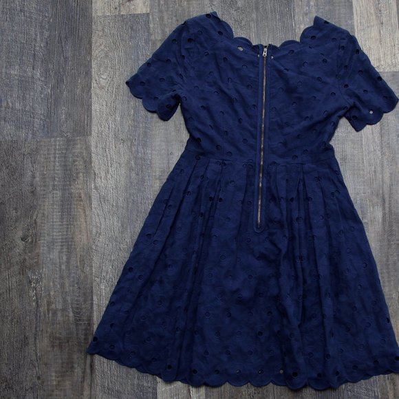 J Crew Blue Lace Dress NWT Crew Navy Swirling Lace Dress Size J Crew Blue Lace Dress NWT Crew Navy Swirling Lace Dress Size